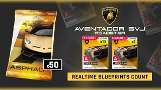 Asphalt 9 | Opening 50 Packs & Unlocking LAMBORGHINI AVENTADOR SVJ Roadster | Testing Droprates