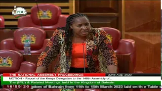 NATIONAL ASSEMBLY PROCEEDINGS, TUESDAY 22nd AUGUST 2023  - AFTERNOON SESSION
