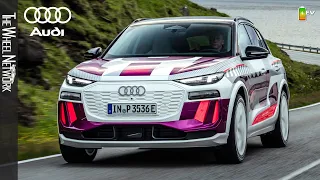 2024 Audi Q6 e-tron Prototype Reveal – Driving, Exterior, Lighting Technology