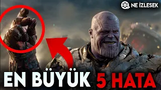 MARVEL FİLMLERİNDEKİ 5 BÜYÜK ÇEKİM VE KURGU HATASI