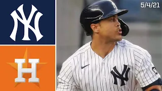 New York Yankees Vs. Houston Astros | Game Highlights | 5/4/21