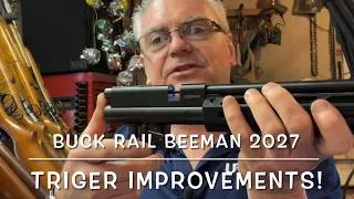 Trigger adjustments for the Buck Rail Beeman 2027 carbine. Will the Crosman Bearing trick work?