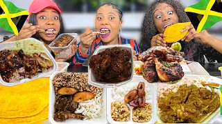 NIGERIAN FAMILY TRYING JAMAICAN FOOD FOR THE FIRST TIME| KING OF CURRY, GOAT, OXTAIL AND PATTY.....