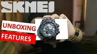 SKMEI Watch - Unboxing and Features (Hindi) | SKMEI 1155