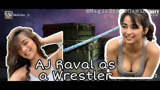 AJ Raval as a Wrestler.