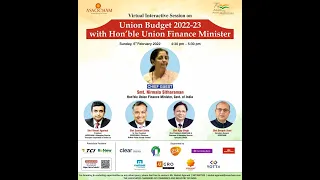 Interactive Session on Union Budget 2022 with Finance Minister Smt. Nirmala Sitharaman