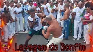 CAPOEIRA DURA (RODA DE RUA LAVAGEM DO BONFIM 🇧🇷) Part: 1