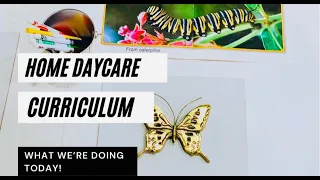 Home Daycare Curriculum // classroom tour // what we’re doing today!  #homedaycare #childcare