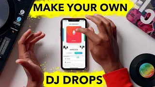 How to make DJ drops for free on your phone! - Step by Step Guide