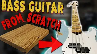 I made relic BASS GUITAR from scratch | Guitar build