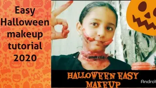 Easy Halloween makeup tutorial 2020