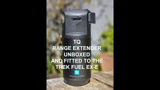 Unboxing the TQ Range Extender battery and fitting it to the Trek Fuel EX-e mountain bike.