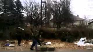 Ukraine War News 31 12 2014.Army mortar Novorossia pounding the positions of ATO in Donbass Ukraine