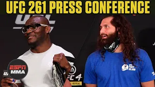 UFC 261: Kamaru Usman vs Jorge Masvidal 2 Press Conference | ESPN MMA