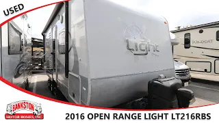 Used 2016 Highland Ridge RV Open Range Light LT216RBS