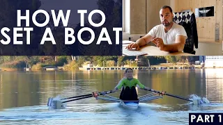 Sculling and Rowing Technique - how to set the boat (part 1)