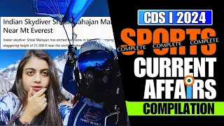 Complete Sports Current Affairs for CDS 1 2024