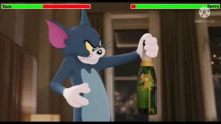 Tom & Jerry (2021) Hotel Room Fight with healthbars