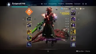 Destructive Warmind Cell build featuring Wrath of Rasputin