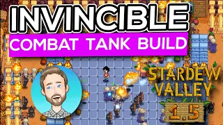 I Made Myself Invincible in Stardew Valley (Combat Build for Tanking)