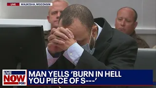 'Burn in hell you piece of s---': Man in court screams at Darrell Brooks as he's found guilty