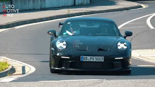 2021 PORSCHE 992 GT3 SPIED TESTING AT THE NÜRBURGRING