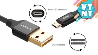 Кабель Micro USB любой стороной! + немного о типах проводов для смартфонов!