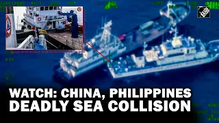 Deadly collision caught on cam! China coast guard hits Philippines supply boat in South China Sea