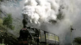 Steam Trains Glenfinnan Viaduct West Highlands Railway Scotland