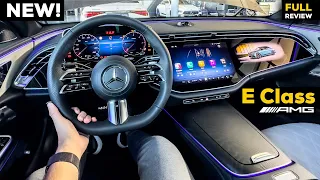 2024 MERCEDES E Class AMG Sedan NEW FULL In-Depth Review Interior Infotainment MBUX