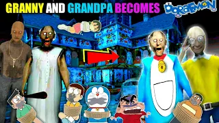 GRANNY BECOME DORAEMON | Granny Kidnap Doraemon Nobita Gian Shizuka And Friends | Doraemon Vs Granny