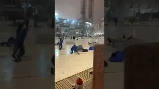 Rain in Saudi Arabia , madina #viral