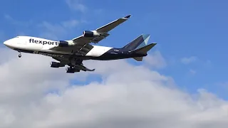 Flexport Boeing 747-46NF Lądowanie/landing Rzeszów Jasionka Airport