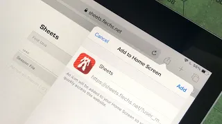 Installing Flechs Sheets on iPadOS / iOS