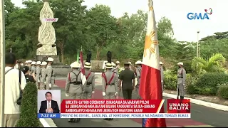 Wreath-Laying Ceremony, isinagawa sa Marawi Pylon sa Libingan ng mga Bayani bilang paggunita... | UB