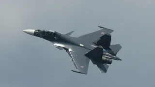 Парный пилотаж Су-30, авиасалон МАКС 2021 (тренировочные полеты) 16.07.21.