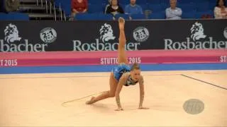 Spela KRATOCHWILL (SLO) 2015 Rhythmic Worlds Stuttgart - Qualifications Hoop