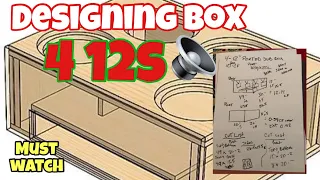 Car Audio Tips Secrets on Building Ported Subwoofer Box for 4 12s | vlogmas day 7