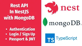 NestJs REST API with MongoDB #4 - Authentication, Login/Sign Up, assign JWT and more