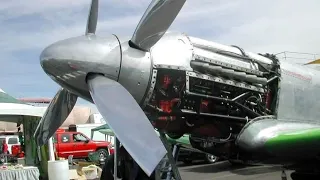 Great OLD PROPELER Airplane Engines Cold Starting up and Heavy Sound