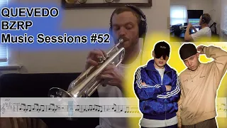 Quevedo: Bzrp Music Sessions, Vol. 52 - Quevedo, Bizarrap (Trumpet Cover)