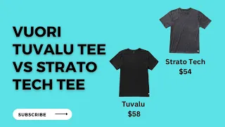 Vuori Strato Tech Tee vs Tuvalu