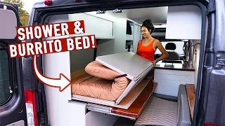 LUXURY Van Tour + DESIGN REVIEW of Innovative Campervan Layout