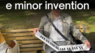 Two Part Invention No. 7 in E Minor | Johann Sebastian Bach | Hauptwerk Velesovo