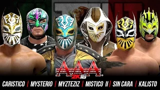 Triplemania 2021 : Rey Mysterio vs Sin Cara vs Mistico vs Myzteziz vs Kalisto vs Caristico