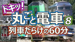 ドキッ！丸ごと電車 列車だらけの60分 8時間目 ～ながら見鉄道動画(BGV)～ (60 minutes train video Part.8)