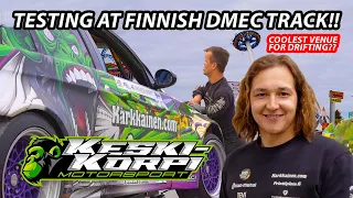 BRAND NEW DRIFT TRACK AT AMUSEMENT PARK!! | KESKI-KORPI MOTORSPORT