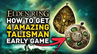 Elden Ring | How to Get 4 Amazing Talisman Early to Increase Your Stats!