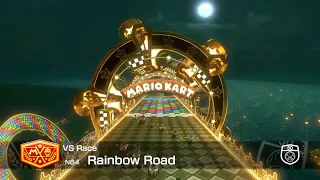 Mk8DX | 2 Player | Luigi vs Mario | 50 CC | All Rainbow Tracks | 4K