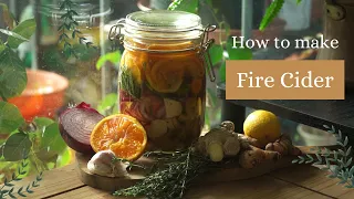 How to Make Fire Cider - Immune Boosting Herbal Recipe